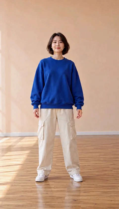 A still pose, a moving performance. A short dance is easier to read when the camera stays still. Watch the feet, hands and clothing as the movement unfolds. (1/3)