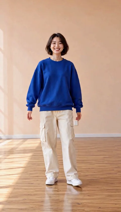 A still pose, a moving performance. A short dance is easier to read when the camera stays still. Watch the feet, hands and clothing as the movement unfolds. (3/3)